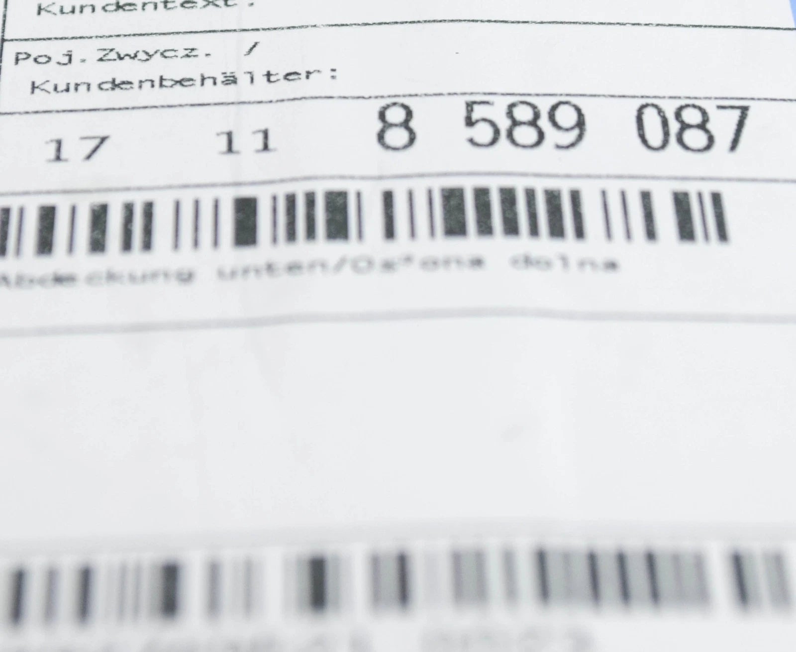 NEW BMW X5 G05 RADIATOR LOWER COVERING 17118589087 1589087 ORIGINAL