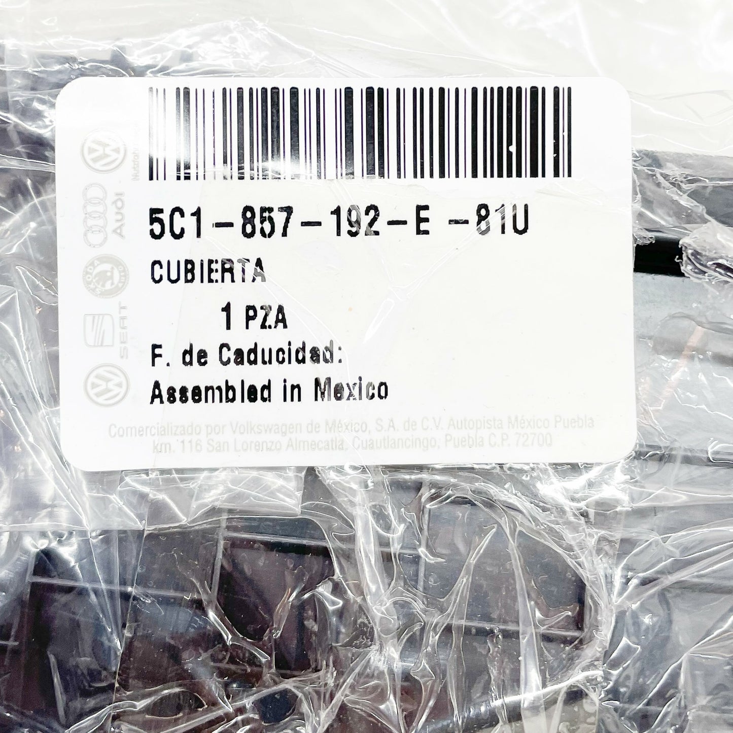 NEW VW BEETLE CONVERTIBLE A5 INSTRUMENT PANEL BEZEL LHD 5C1857192E81U ORIGINAL