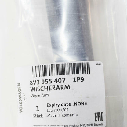 NEW AUDI A3 8V REAR WINDOW WIPER ARM 8V39554071P9 ORIGINAL