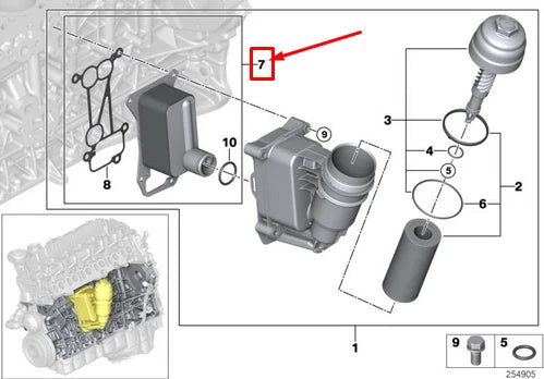 NEW BMW 3 E90 HEAT EXCHANGER 11428512435 8512435 ORIGINAL
