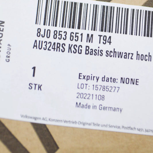 NEW AUDI TT TTRS MK2 S LINE FRONT BUMPER RADIATOR GRILLE 8J0853651MT94 ORIGINAL