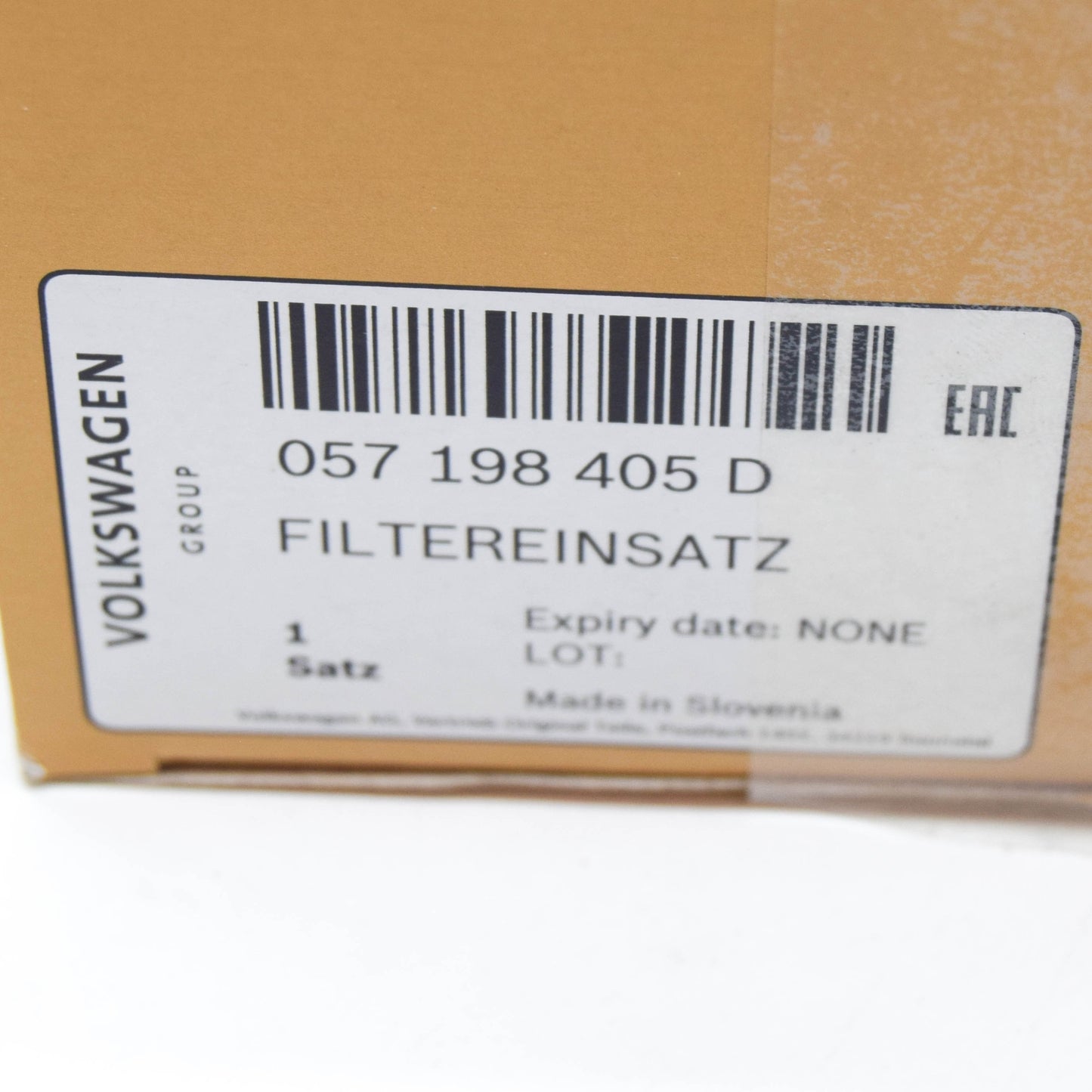 NEW AUDI Q7 4M OIL FILTER 057198405D ORIGINAL