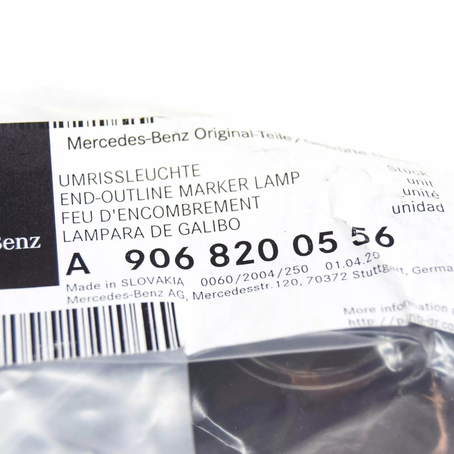 NEW MERCEDES BENZ SPRINTER 906 TOP MARKER LEFT LAMP LIGHT A9068200556