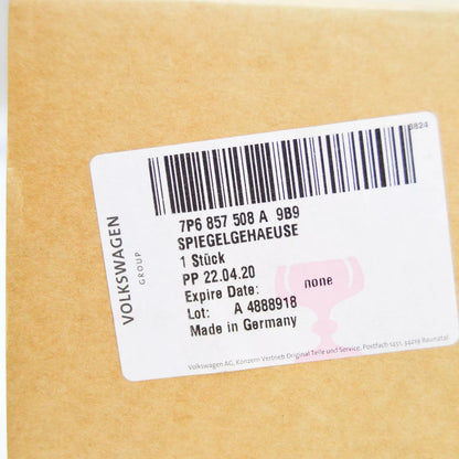 NEW VW TOUAREG 7P EXTERIOR RIGHT SIDE MIRROR LHD 7P6857508A9B9 ORIGINAL