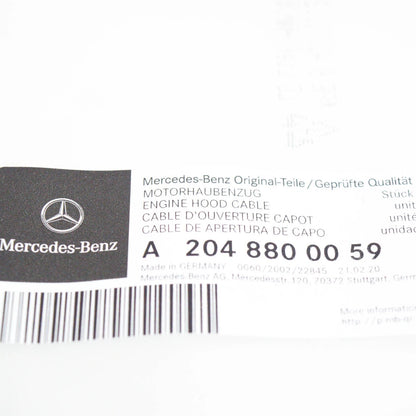 NEW MERCEDES-BENZ C W204 BONNET RELEASE HOOD RELEASE CABLE A2048800059