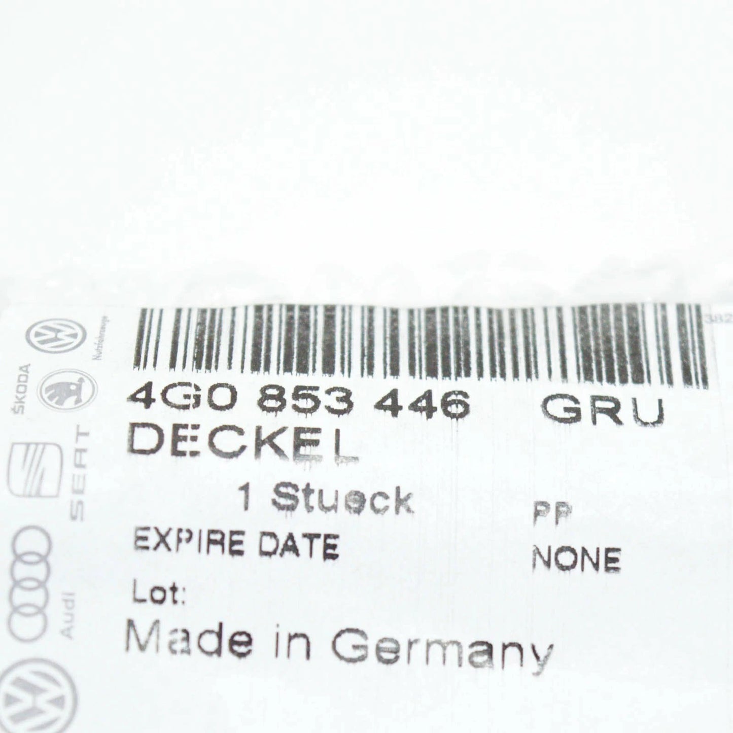 NEW AUDI A6 AVANT C7 END CAP SOCKET JACK RIGHT 4G0853446GRU ORIGINAL