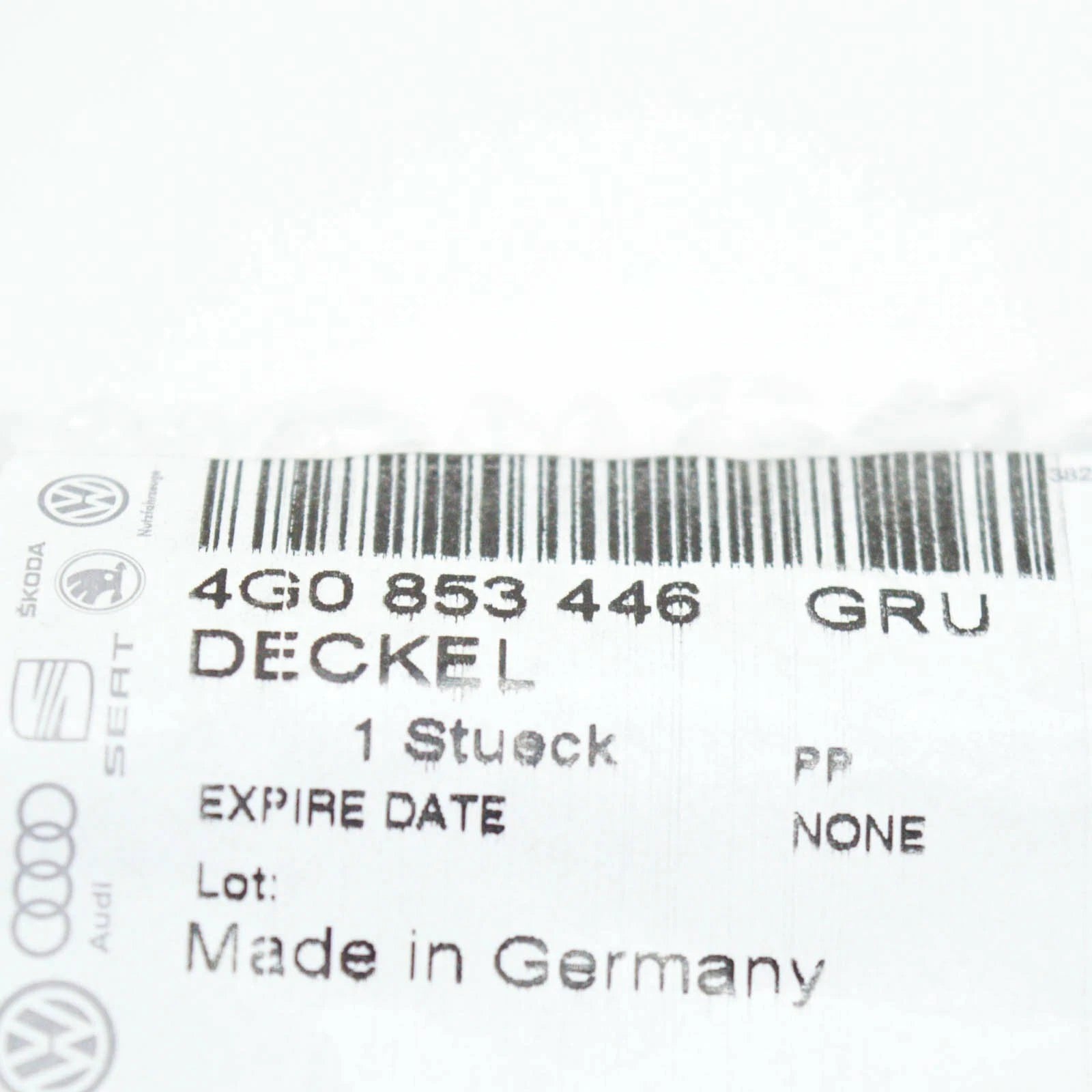 NEW AUDI A6 AVANT C7 END CAP SOCKET JACK RIGHT 4G0853446GRU ORIGINAL