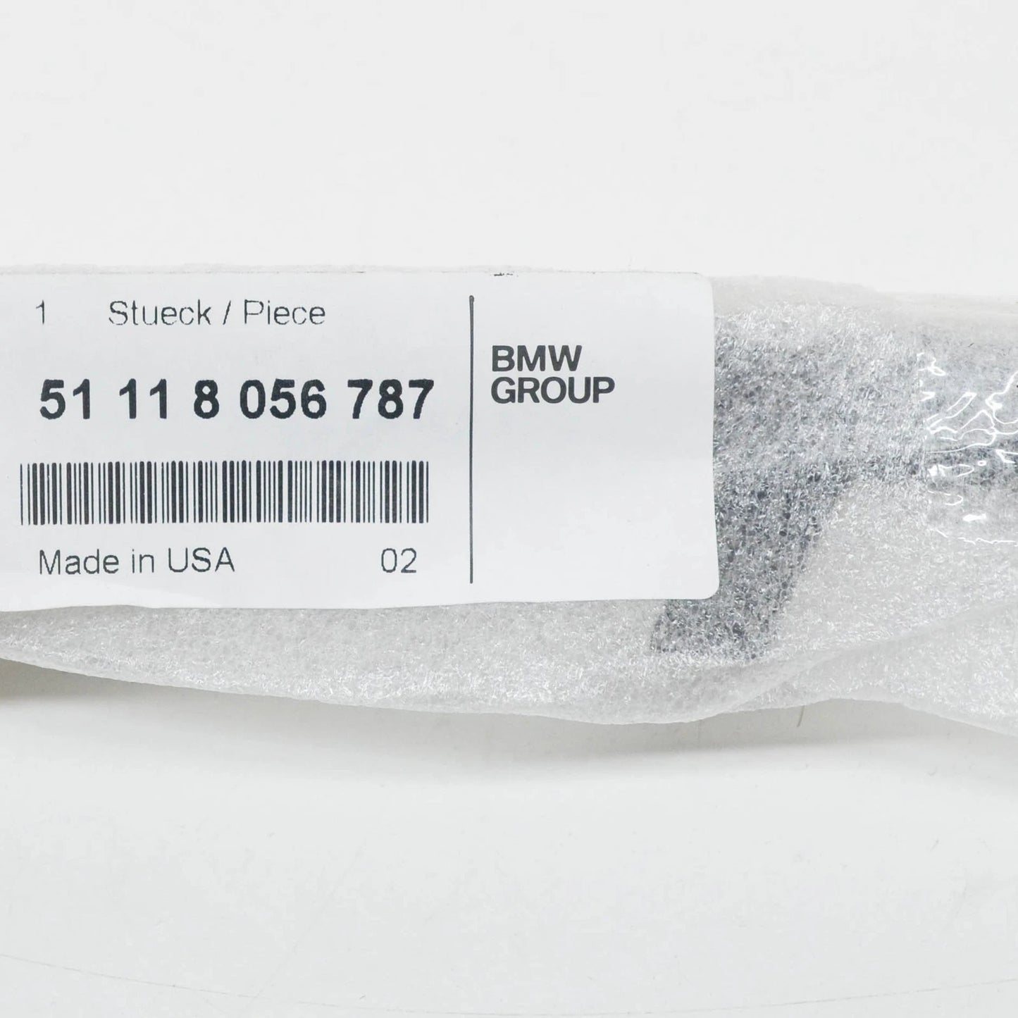 NEW BMW X6 E71 FRONT BUMPER LEFT PRIMED TRIM BAR 51118056787 8056787 ORIGINAL