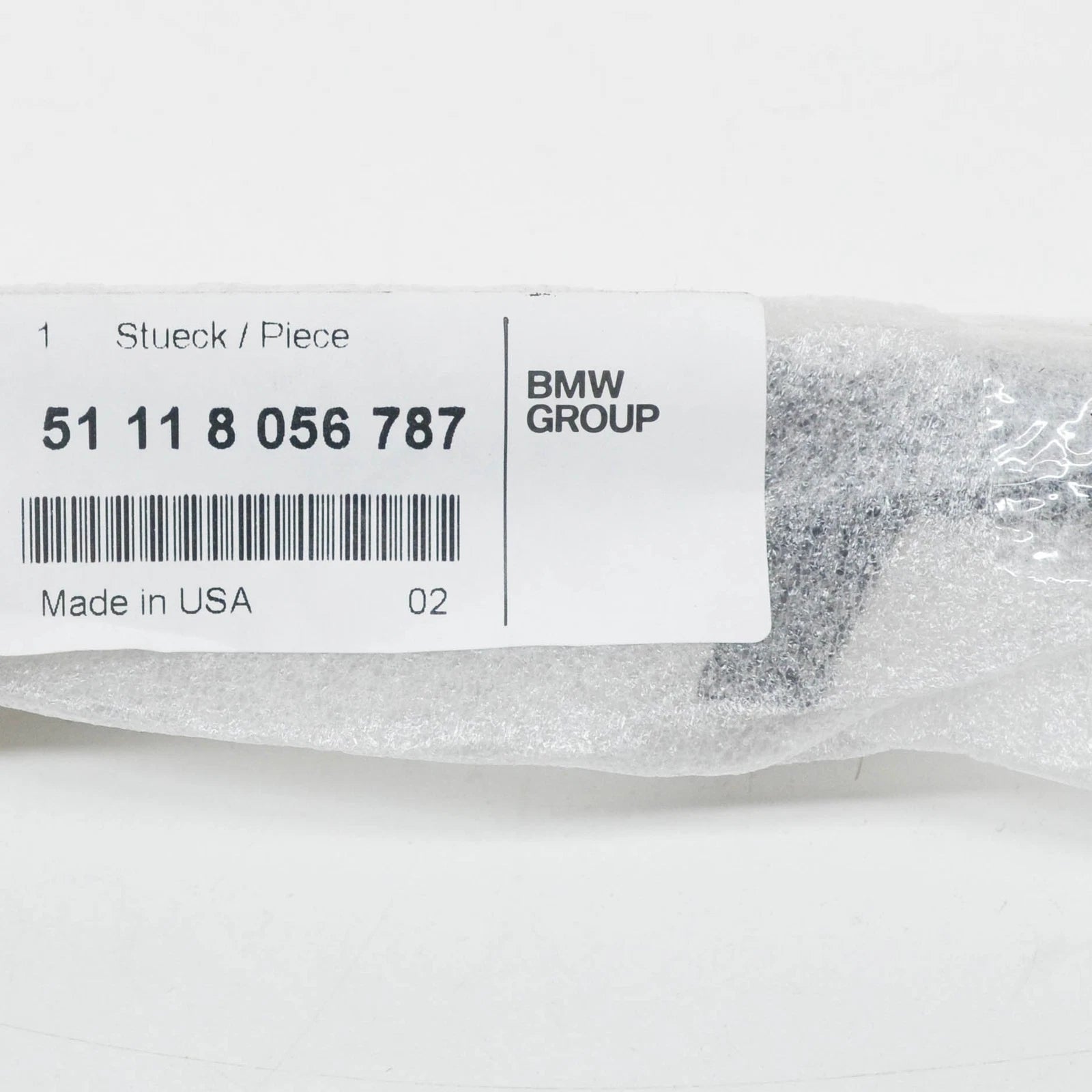 NEW BMW X6 E71 FRONT BUMPER LEFT PRIMED TRIM BAR 51118056787 8056787 ORIGINAL