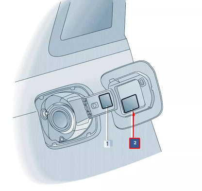 NEW AUDI A6 C8 FUEL FILLER NECK STICKER 8W0010508G