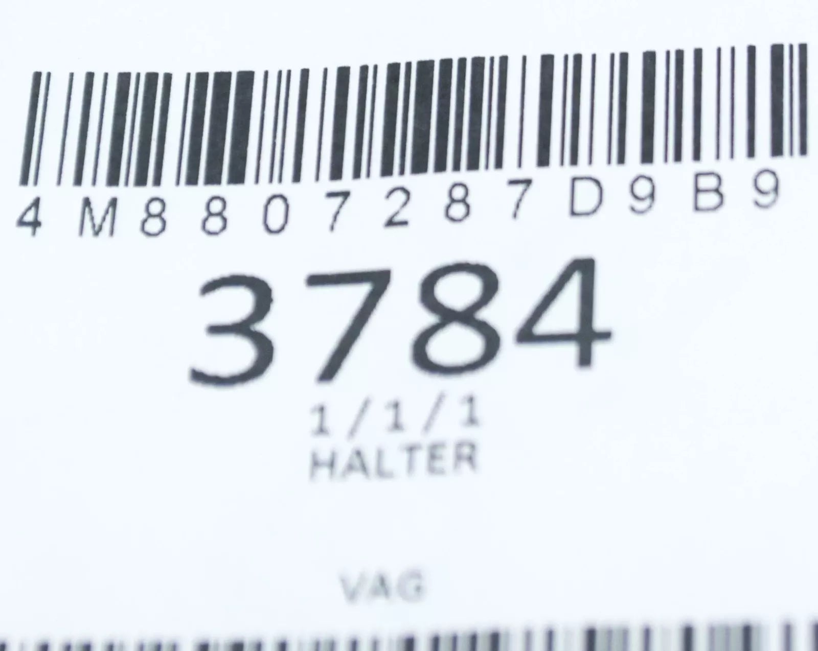 NEW AUDI Q8 4MN FRONT BUMPER LICENSE NUMBER HOLDER 4M8807287D9B9 ORIGINAL