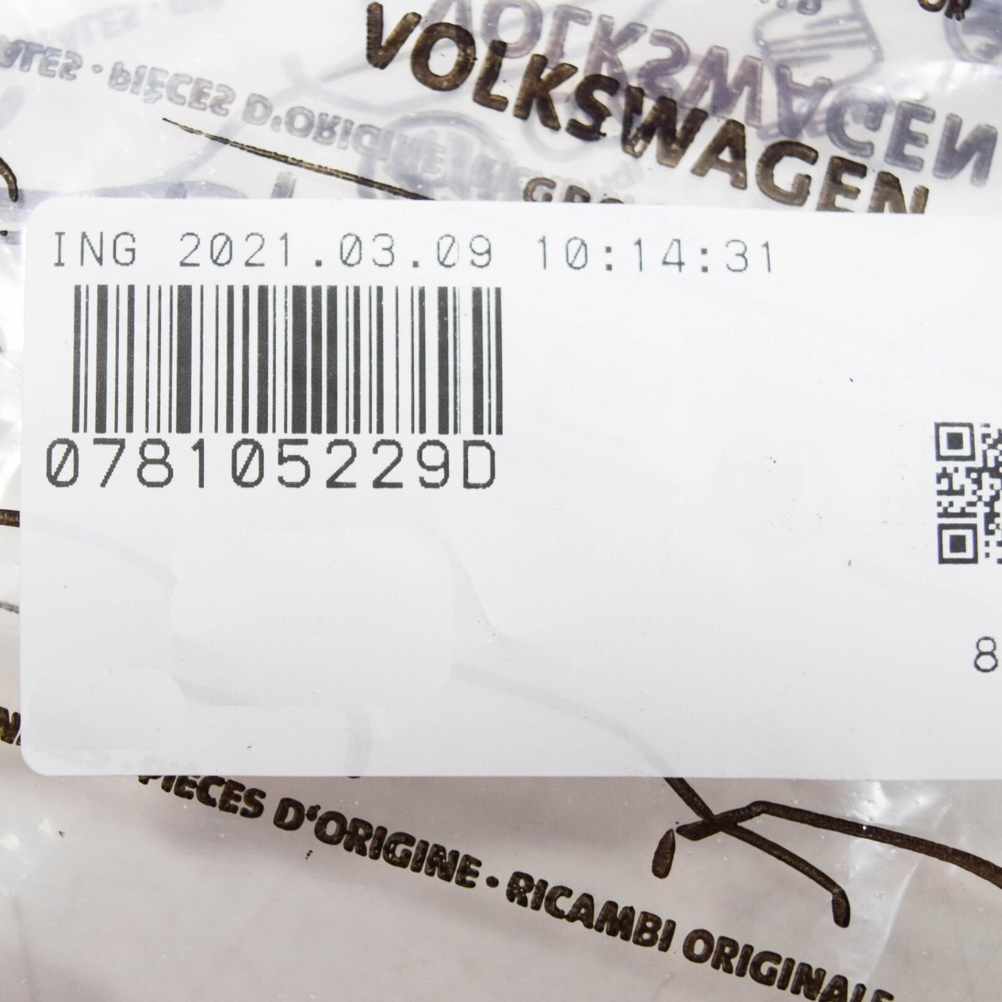 NEW AUDI A4 B7 CRANKSHAFT GEAR 12-POINT HEAD BOLT 078105229D ORIGINAL