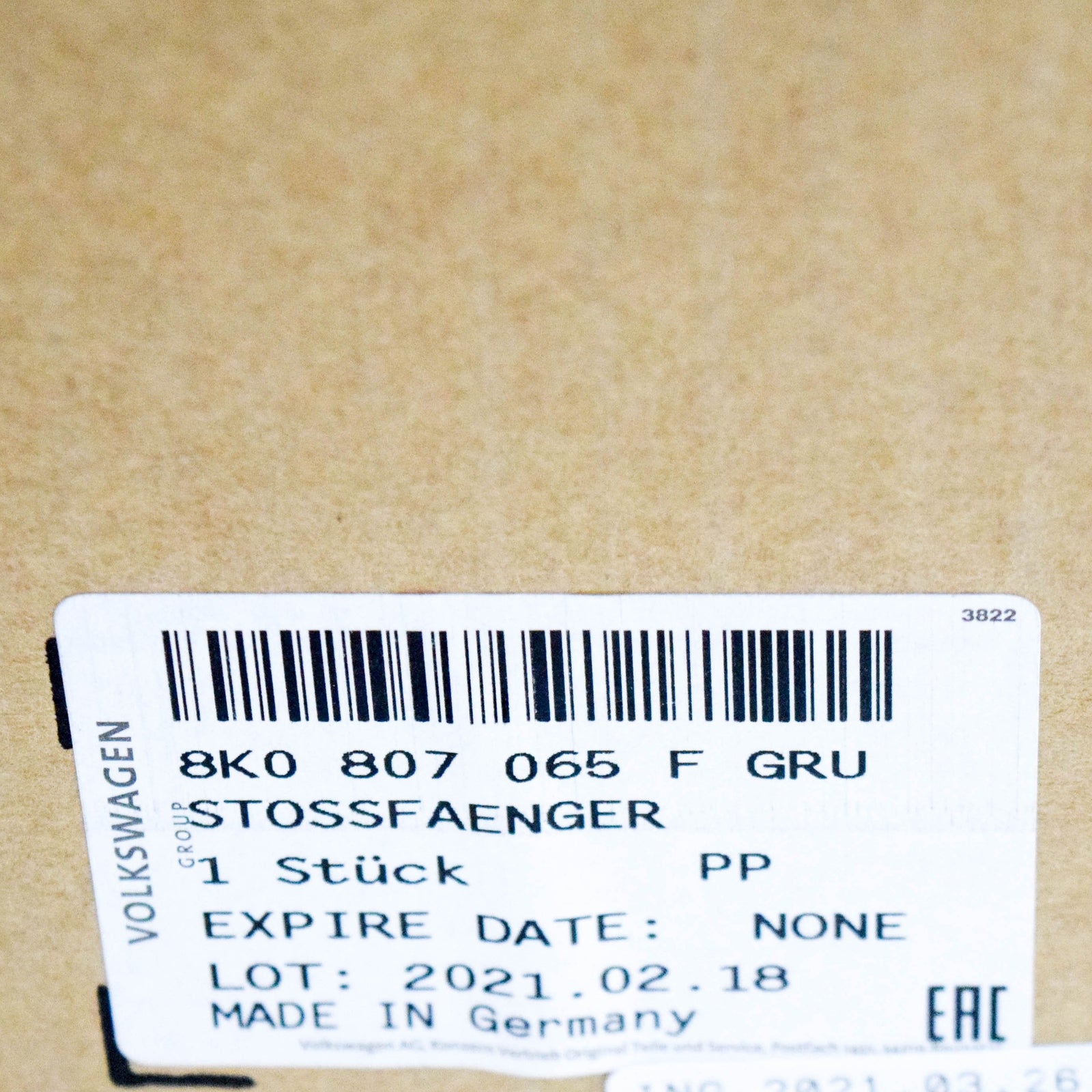 new audi a4 b8 front bumper 8k0807065fgru 8k0807065f gru original