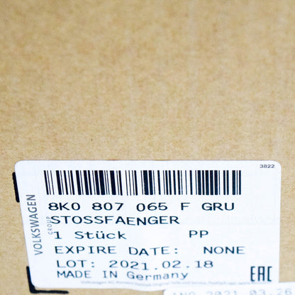 new audi a4 b8 front bumper 8k0807065fgru 8k0807065f gru original