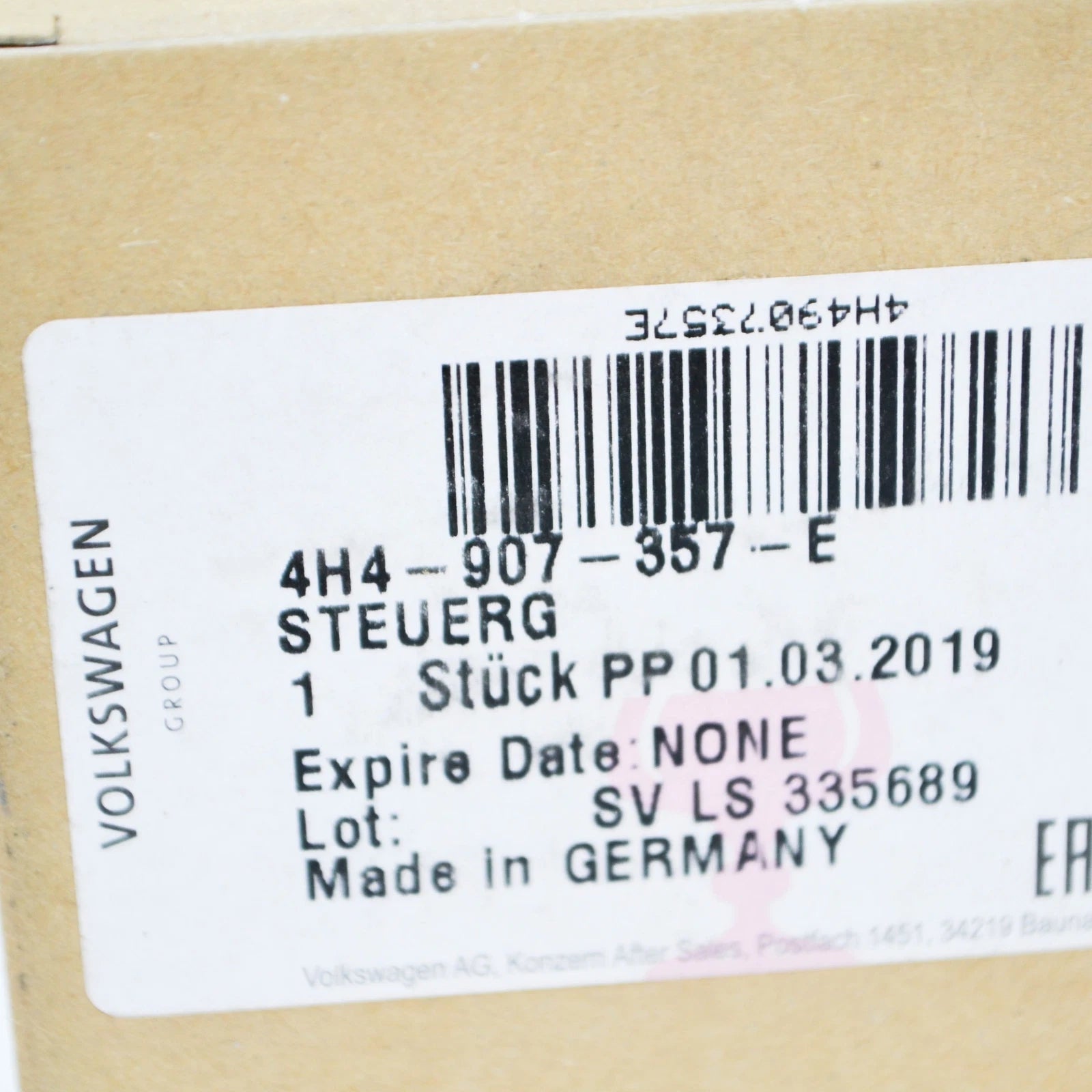 NEW AUDI TT FV 8S AUTOMATIC HEADLIGHT RANGE CONTROL UNIT 4H4907357E ORIGINAL