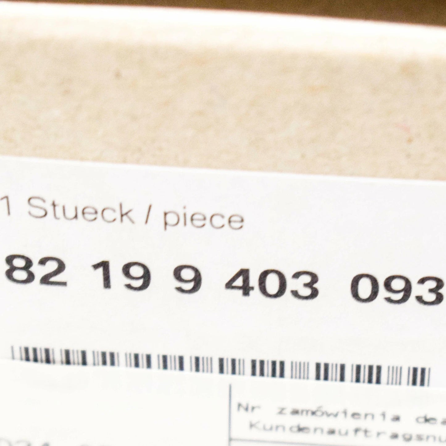 NEW BMW 3 SERIES E36 FRONT LEFT LIGHT WHITE TURN INDICATOR 82199403093