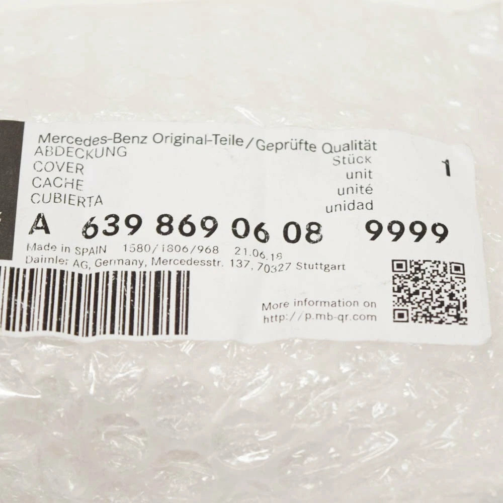 NEW MB VIANO W639 RIGHT SIDE HEADLAMP WASHER COVER A63986906089999 ORIGINAL