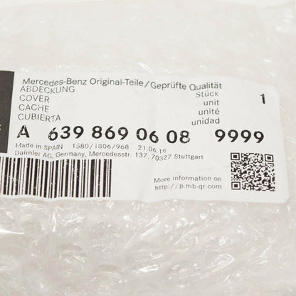 NEW MB VIANO W639 RIGHT SIDE HEADLAMP WASHER COVER A63986906089999 ORIGINAL