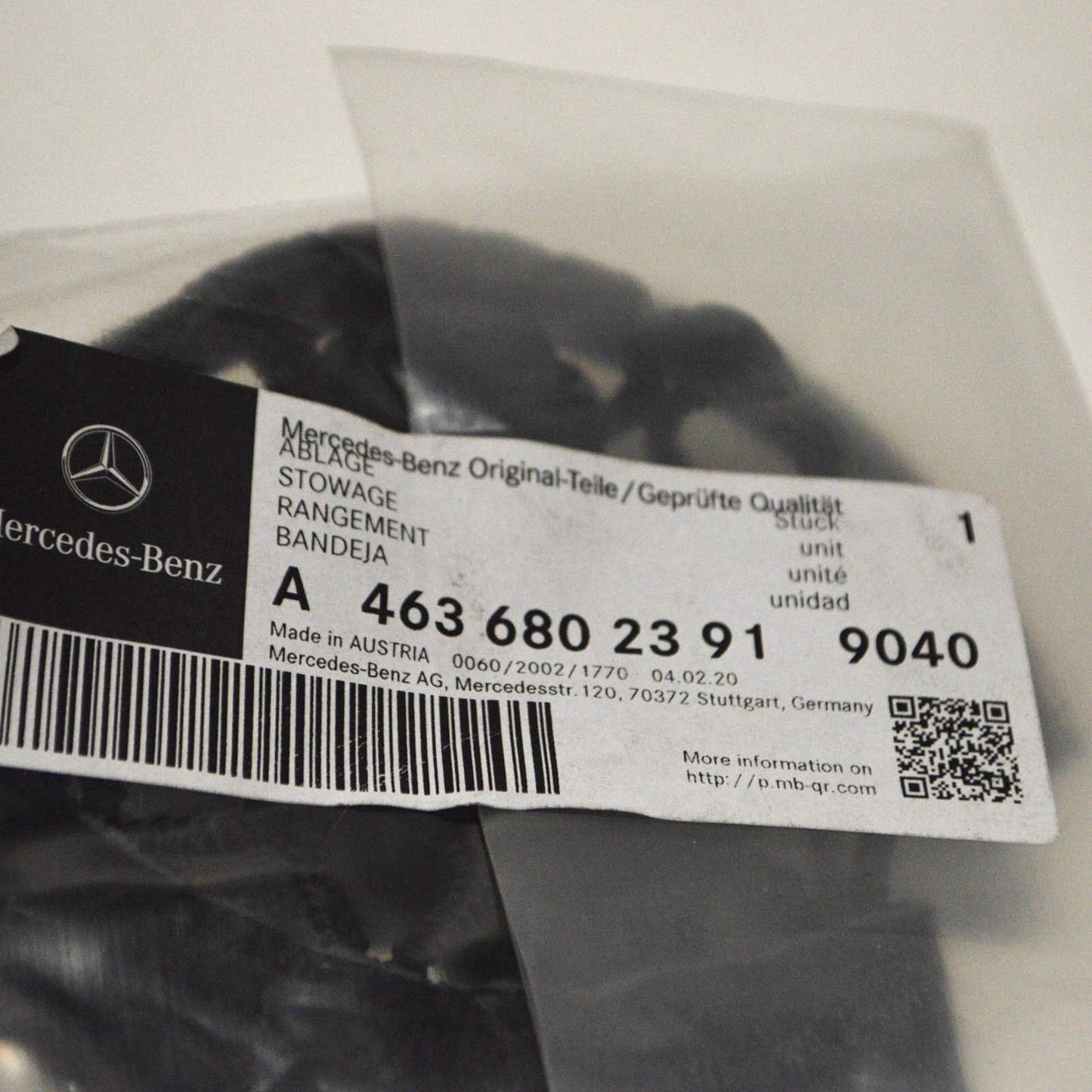 NEW MERCEDES BENZ G W463 CENTRAL CONSOLE RACK LHD A46368023919040 ORIGINAL