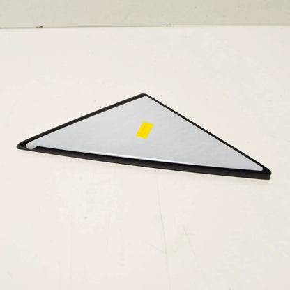 AUDI A7 11-16 LEFT N/S FRONT DOOR MIRROR TRIANGLE CORNER TRIM BLACK 12-17 NEW