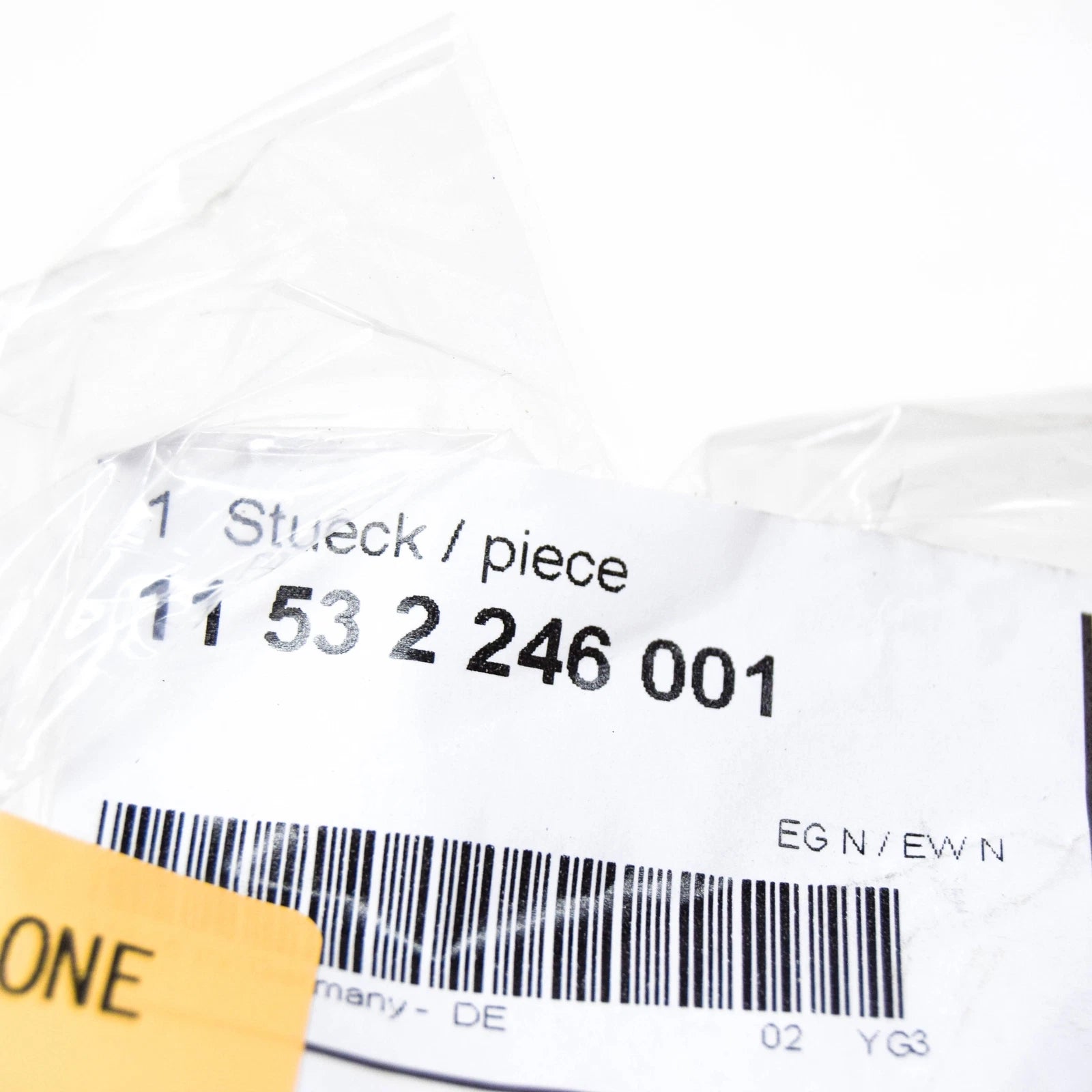 NEW BMW 5 E39 COOLING SYSTEM WATER HOSE 11532246001 ORIGINAL