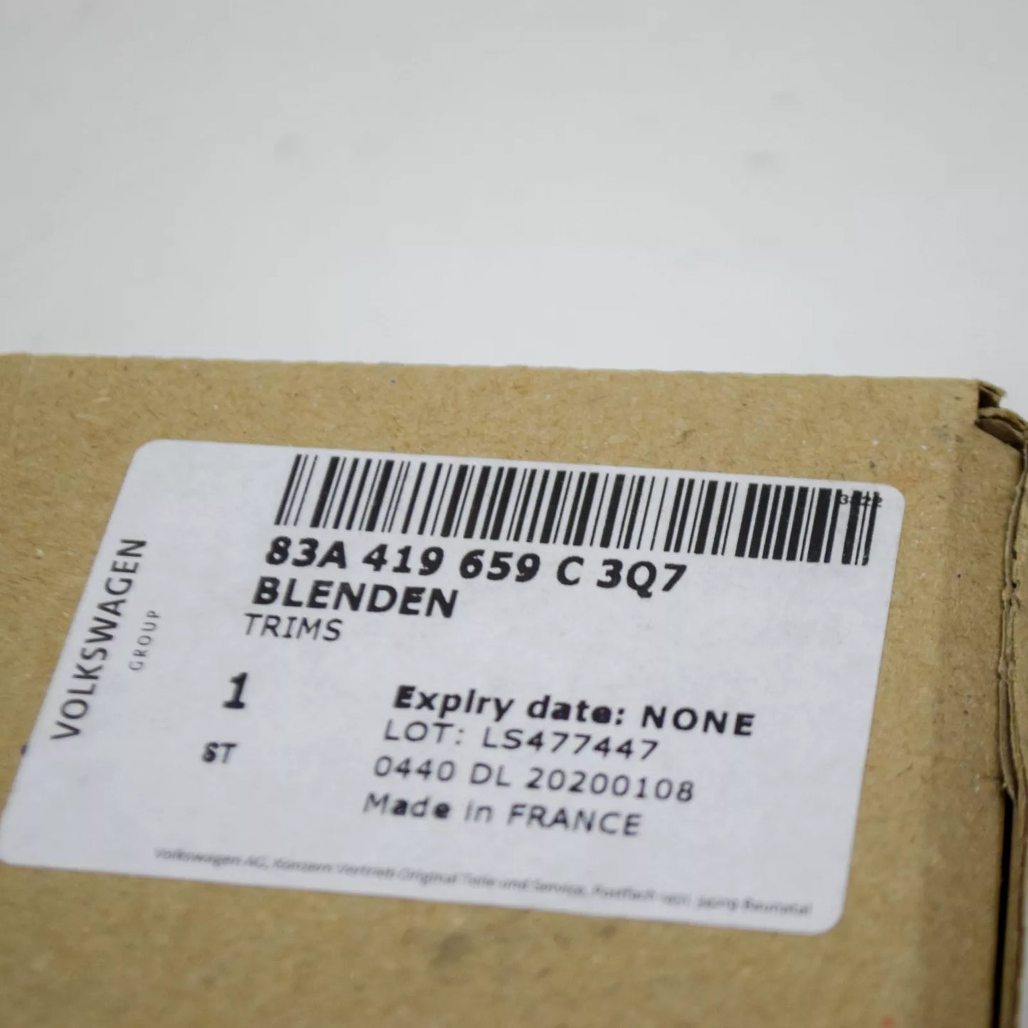 NEW AUDI Q3 SQ3 F3 STEERING WHEEL TRIM SET S-LINE 83A419659C3Q7