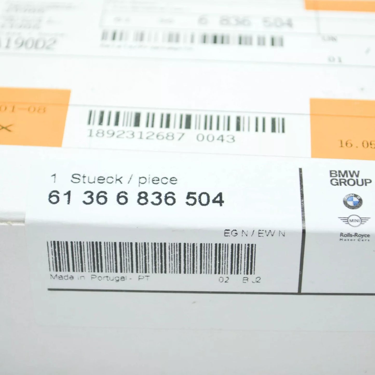 NEW BMW 1 F21 ENGINE COOLING FAN MOTOR RELAY 61366836504 6836504 ORIGINAL