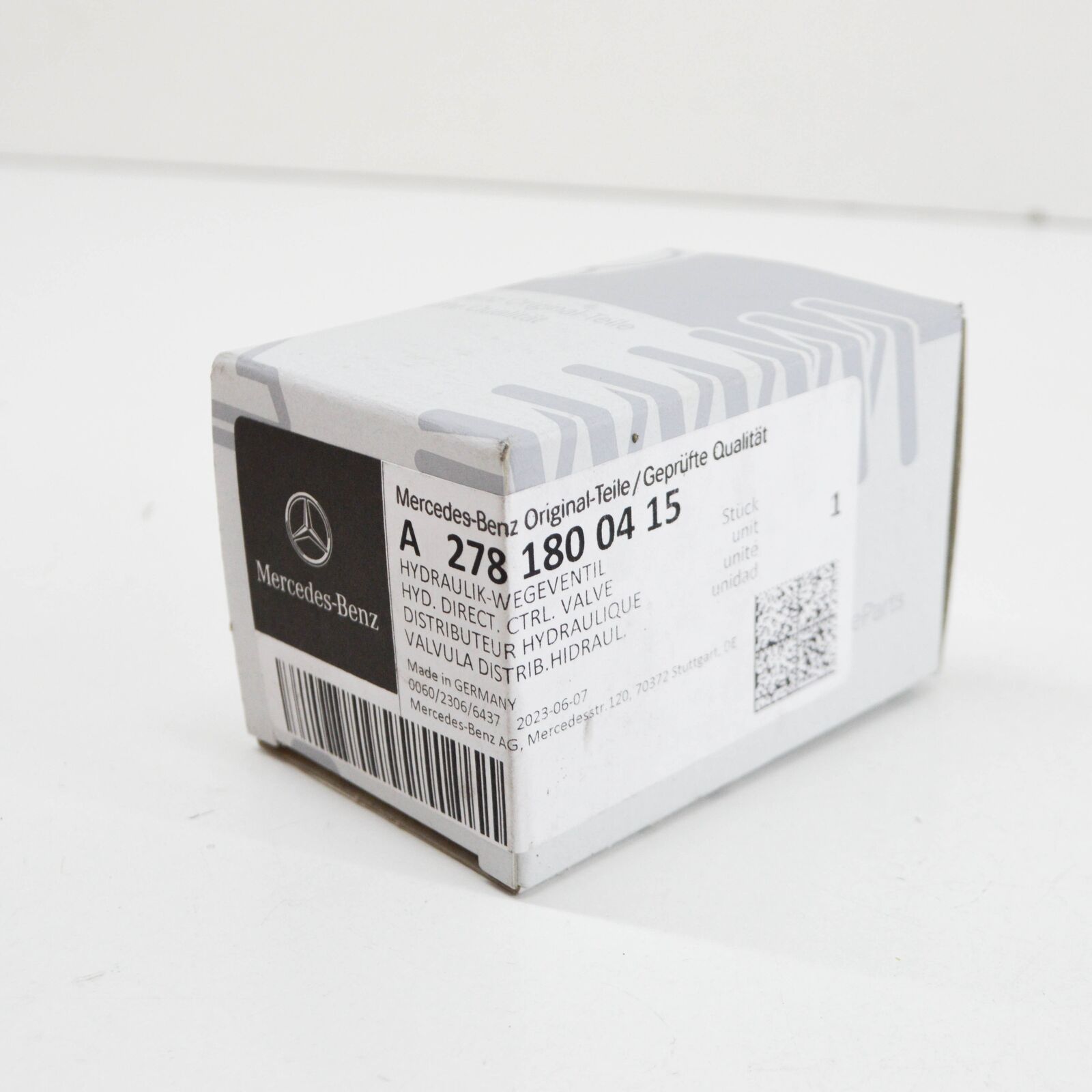 NEW MERCEDES-BENZ ML W166 OIL PUMP DIRECTIONAL CONTROL VALVE A2781800415