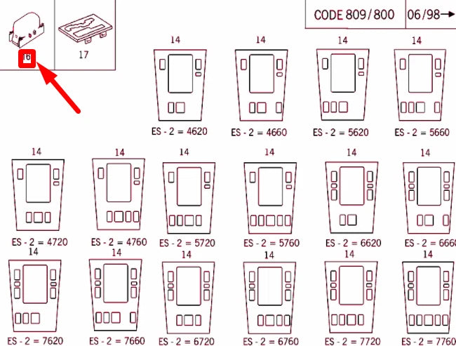 NEW MERCEDES-BENZ C W202 CENTRE CONSOLE SWITCH COVER A2026831310 ORIGINAL