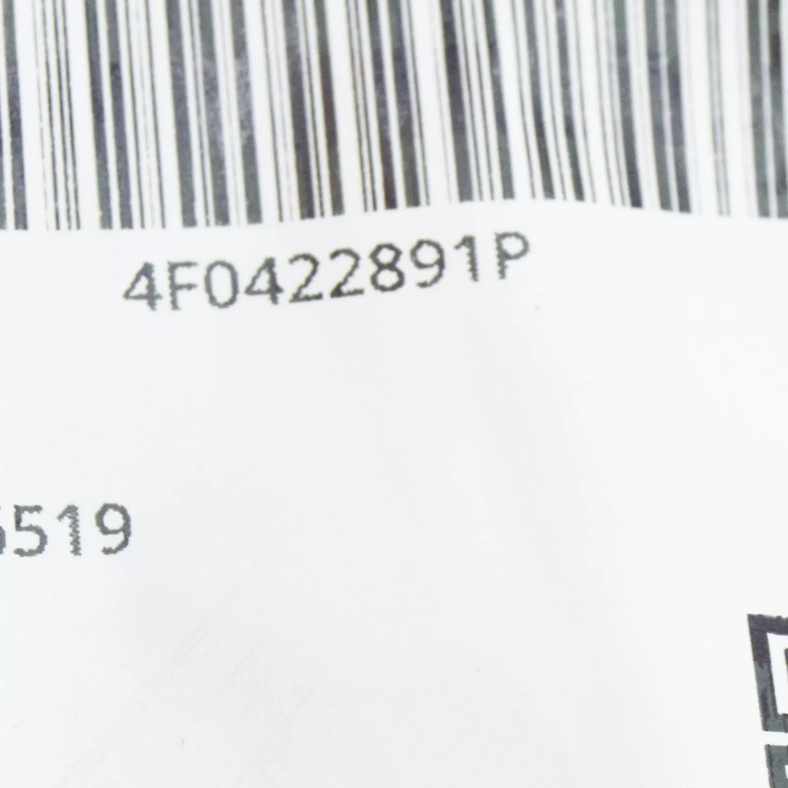 NEW AUDI A6 AVANT C6 POWER STEERING RETURN HOSE 4F0422891P ORIGINAL