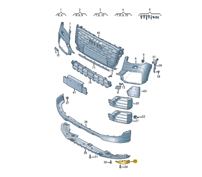 new audi q2 front left wheel spoiler 81a8538879b9 original