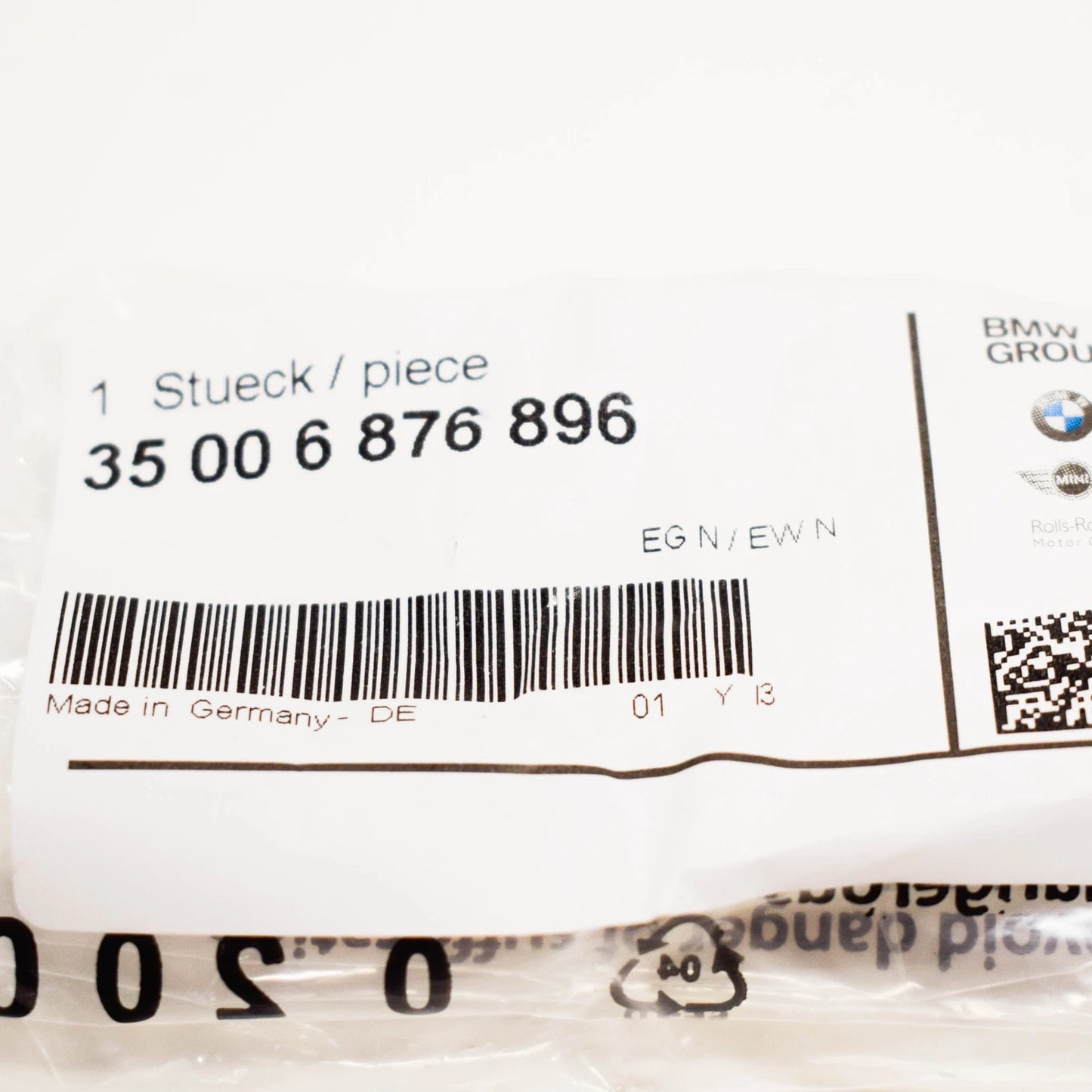 NEW BMW 3 F30 STOP LIGHT SWITCH 35006876896 ORIGINAL