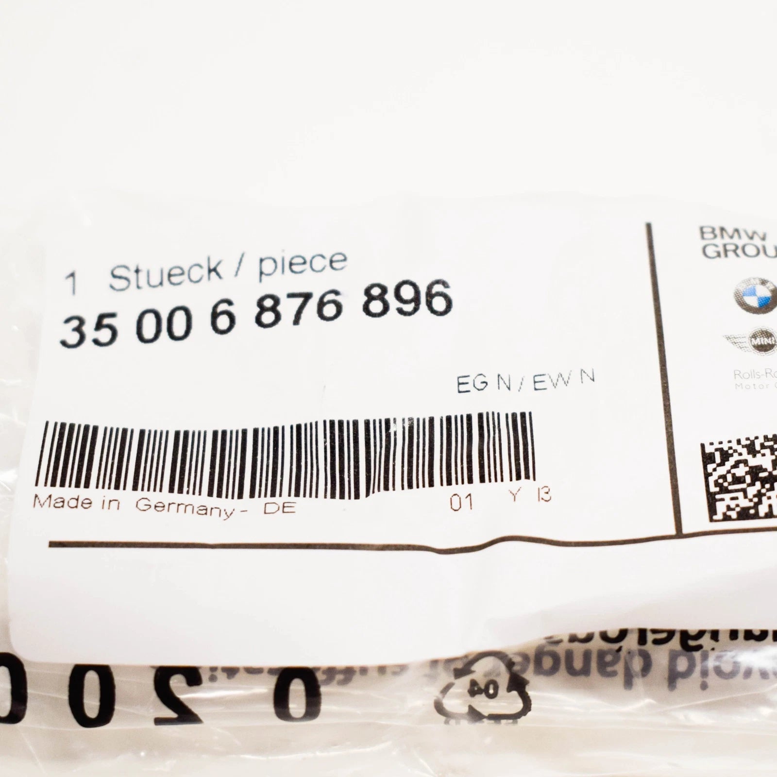 NEW BMW 3 F30 STOP LIGHT SWITCH 35006876896 ORIGINAL