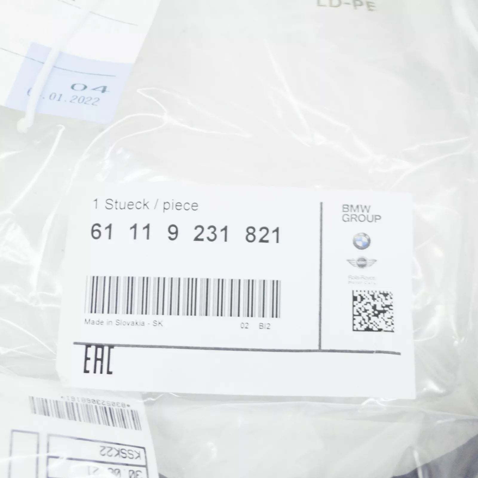 NEW BMW 5 TOURING E61 HATCH WIRING HARNESS 9231821 61119231821 ORIGINAL