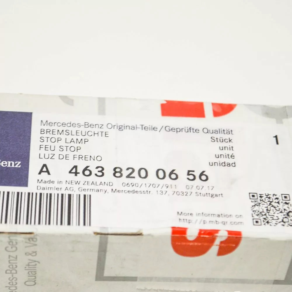 NEW MERCEDES-BENZ G-CLASS W463 3RD STOP BRAKE LIGHT LED A4638200656 ORIGINAL