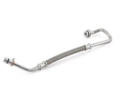 NEW AUDI A6 AVANT C7 LEFT TURBO OIL SUPPLY LINE 079145141F ORIGINAL