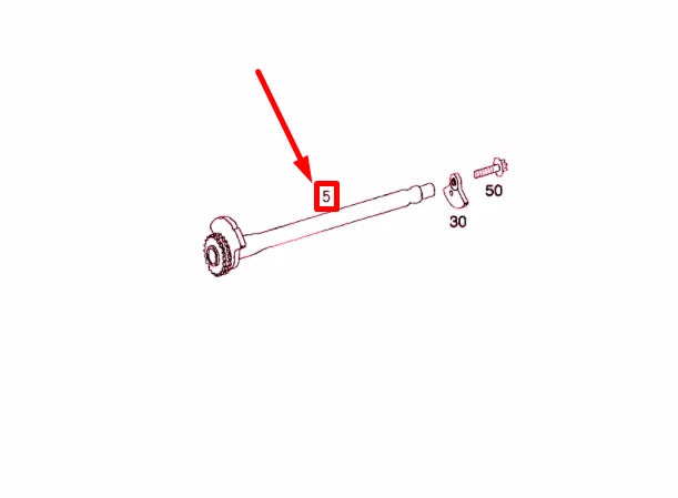 NEW MERCEDES-BENZ C W204 BALANCE SHAFT A2720302672 ORIGINAL
