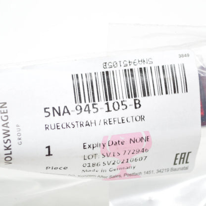 NEW VOLKSWAGEN TIGUAN AD REAR LEFT BUMPER REFLECTOR 5NA945105B