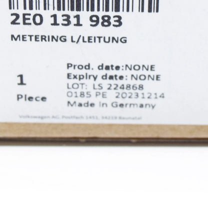 NEW VW CRAFTER 2F MK1 REDUCTION AGENT TANK METERING LINE 2E0131983 ORIGINAL