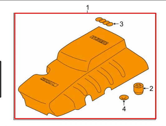 NEW AUDI A1 8XA ENGINE COVER 1.4 TDI DIESEL 06F103925J ORIGINAL