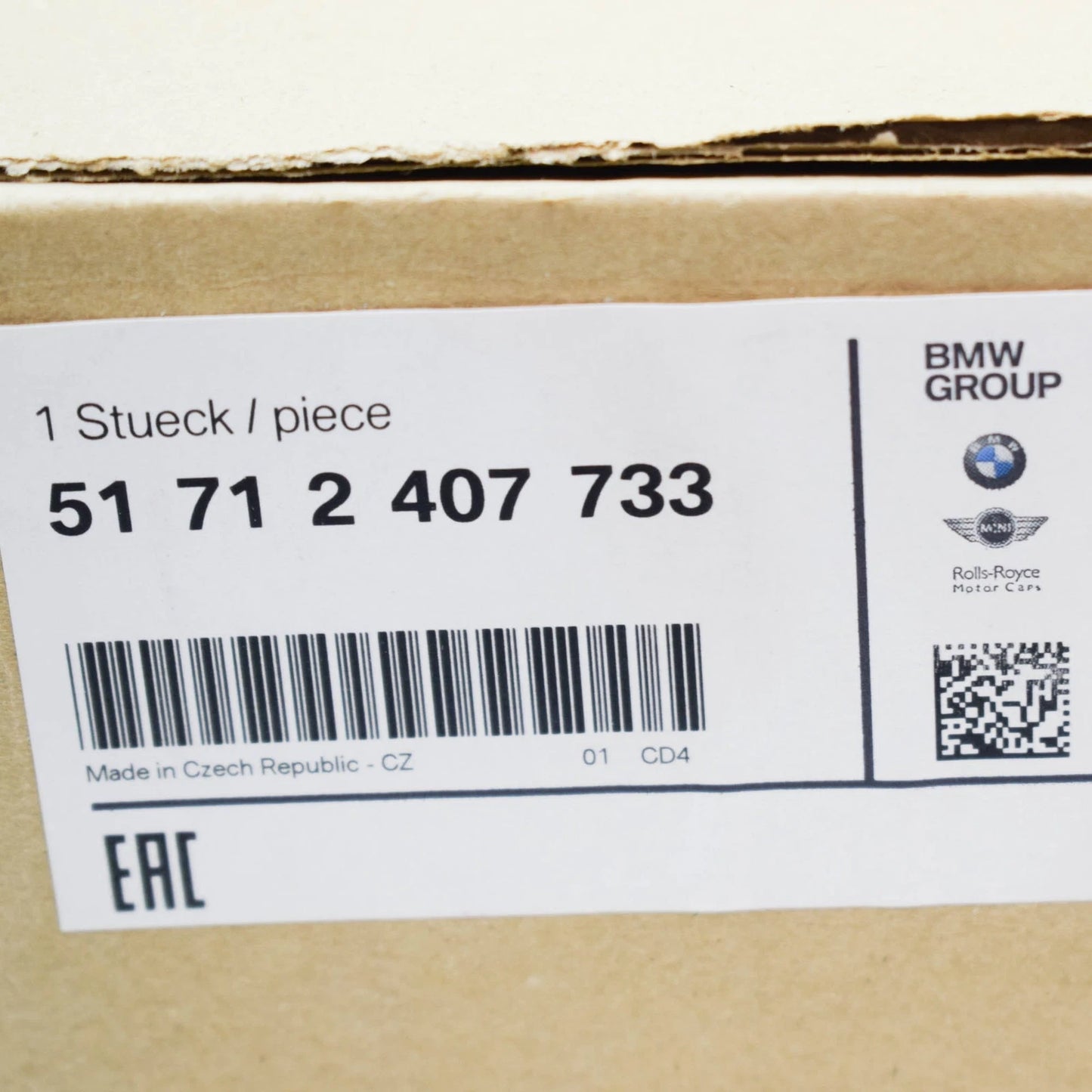 NEW BMW X1 F48 M PERFORMANCE GLOSS BLACK FRONT LEFT GRILLE 51712407733 ORIGINAL