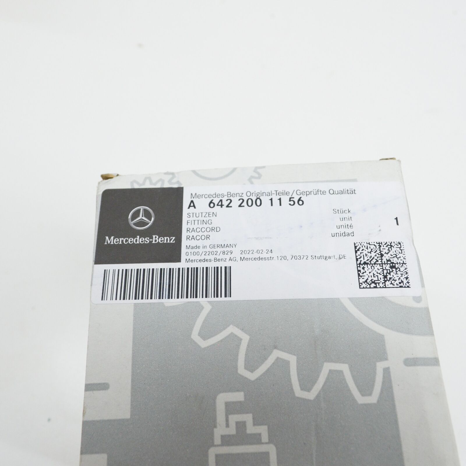 NEW MERCEDES-BENZ ML W164 ENGINE COOLANT FLANGE A6422001156 ORIGINAL