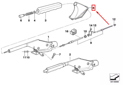 NEW BMW 3 COMPACT E36 GEAR LEVER LEATHER GAITER 34412227560 2227560 ORIGINAL