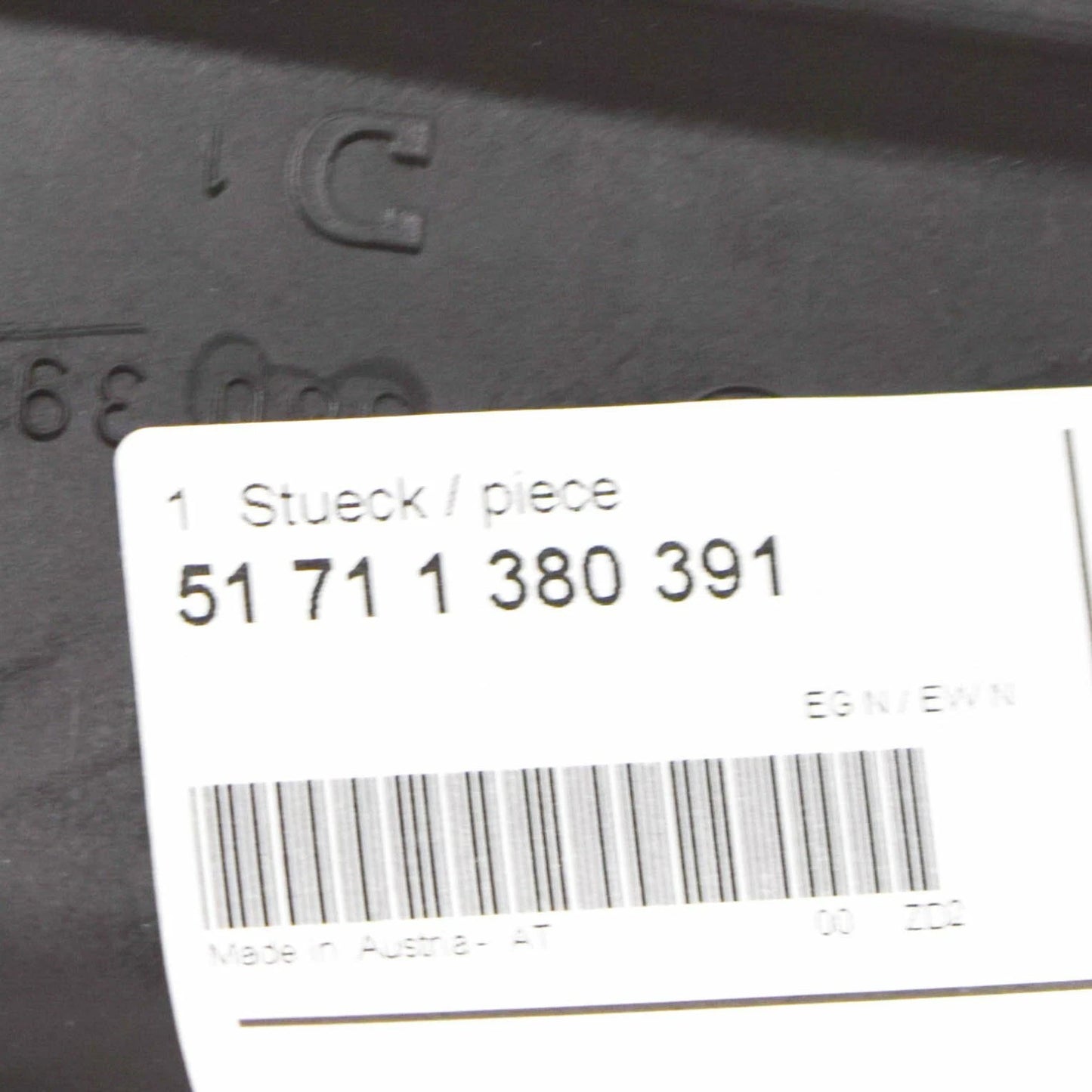 NEW BMW 3 E30 ENGINE WIRING HARNESS COVER 51711380391 1380391