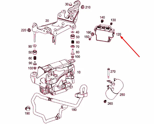 NEW MERCEDES-BENZ E W213 VALVE BLOCK A0993200258 ORIGINAL