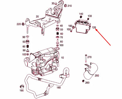 NEW MERCEDES-BENZ E W213 VALVE BLOCK A0993200258 ORIGINAL