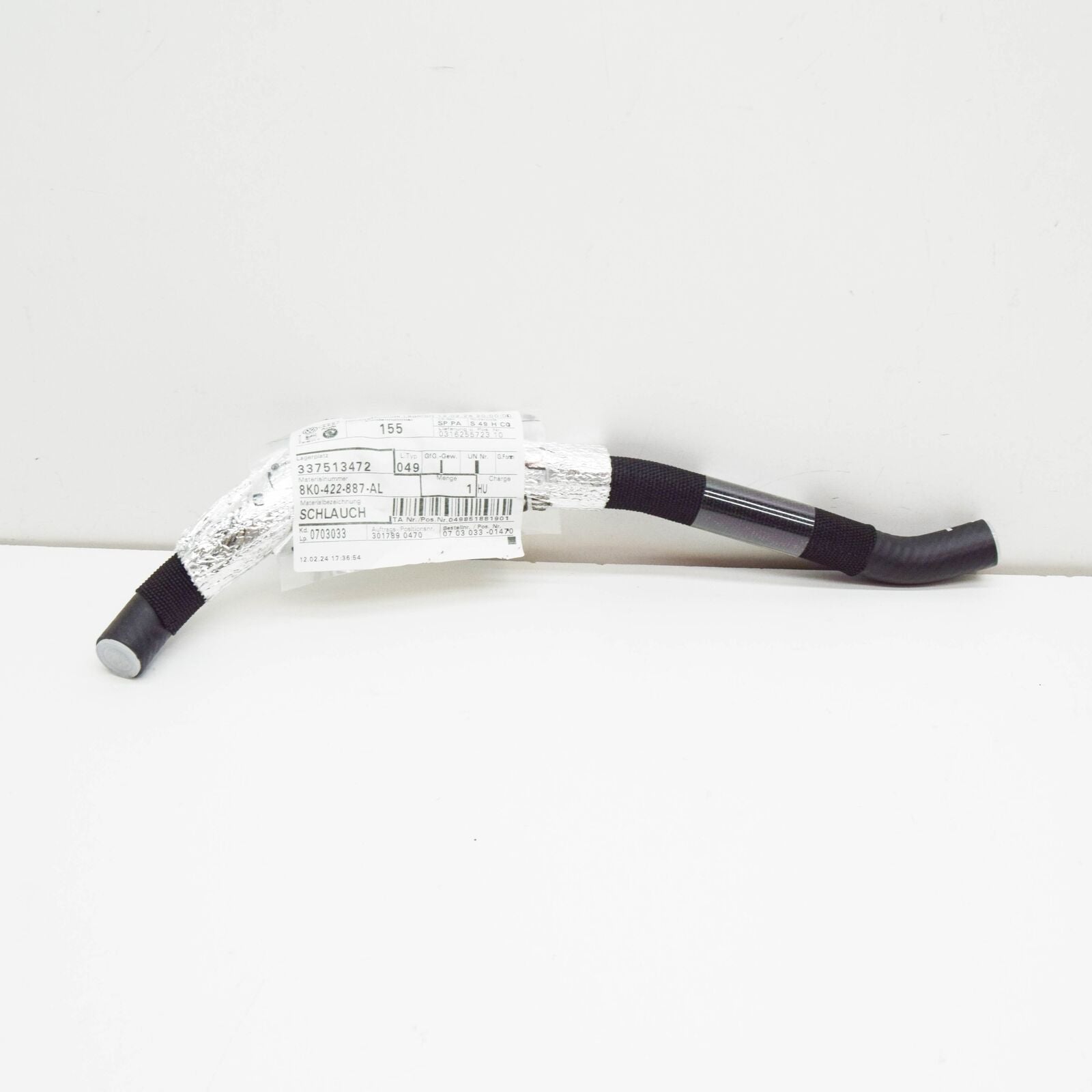 NEW AUDI A4 B8 POWER STEERING INTAKE HOSE 8K0422887AL ORIGINAL