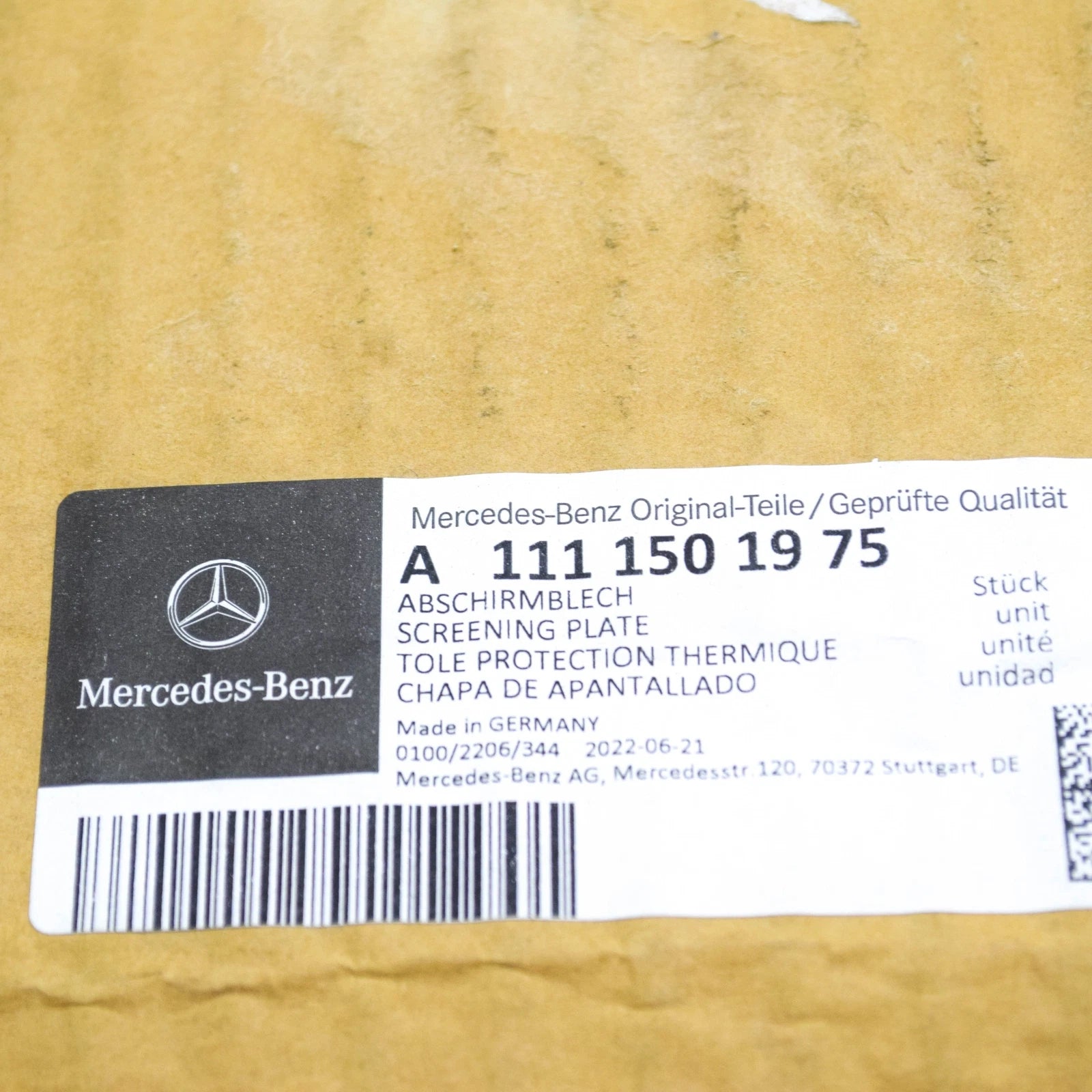 NEW MERCEDES-BENZ SLK R170 ENGINE COVER TRIM A1111501975 ORIGINAL