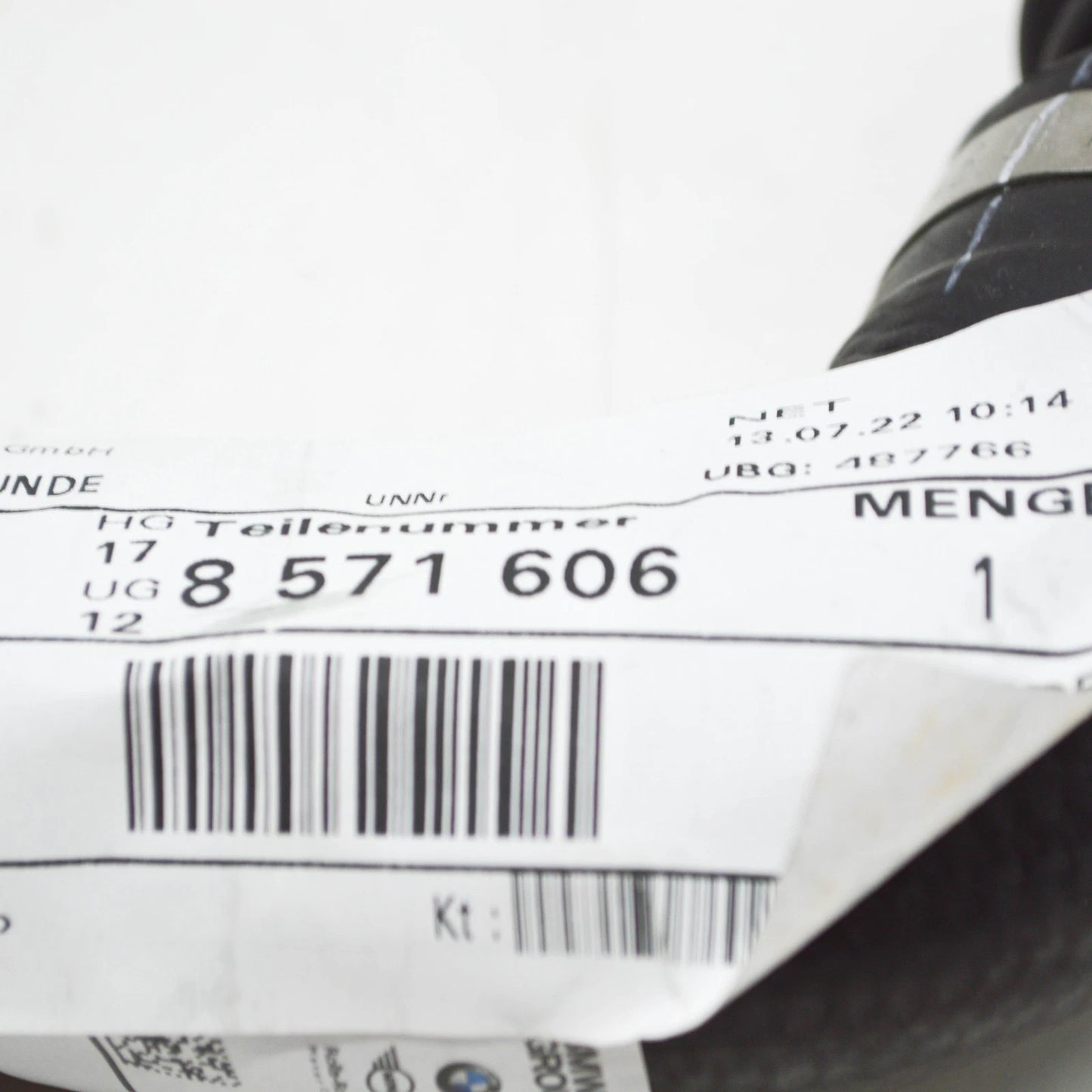 NEW BMW X3 F25 COOLANT HOSE 17128571606 8571606 ORIGINAL