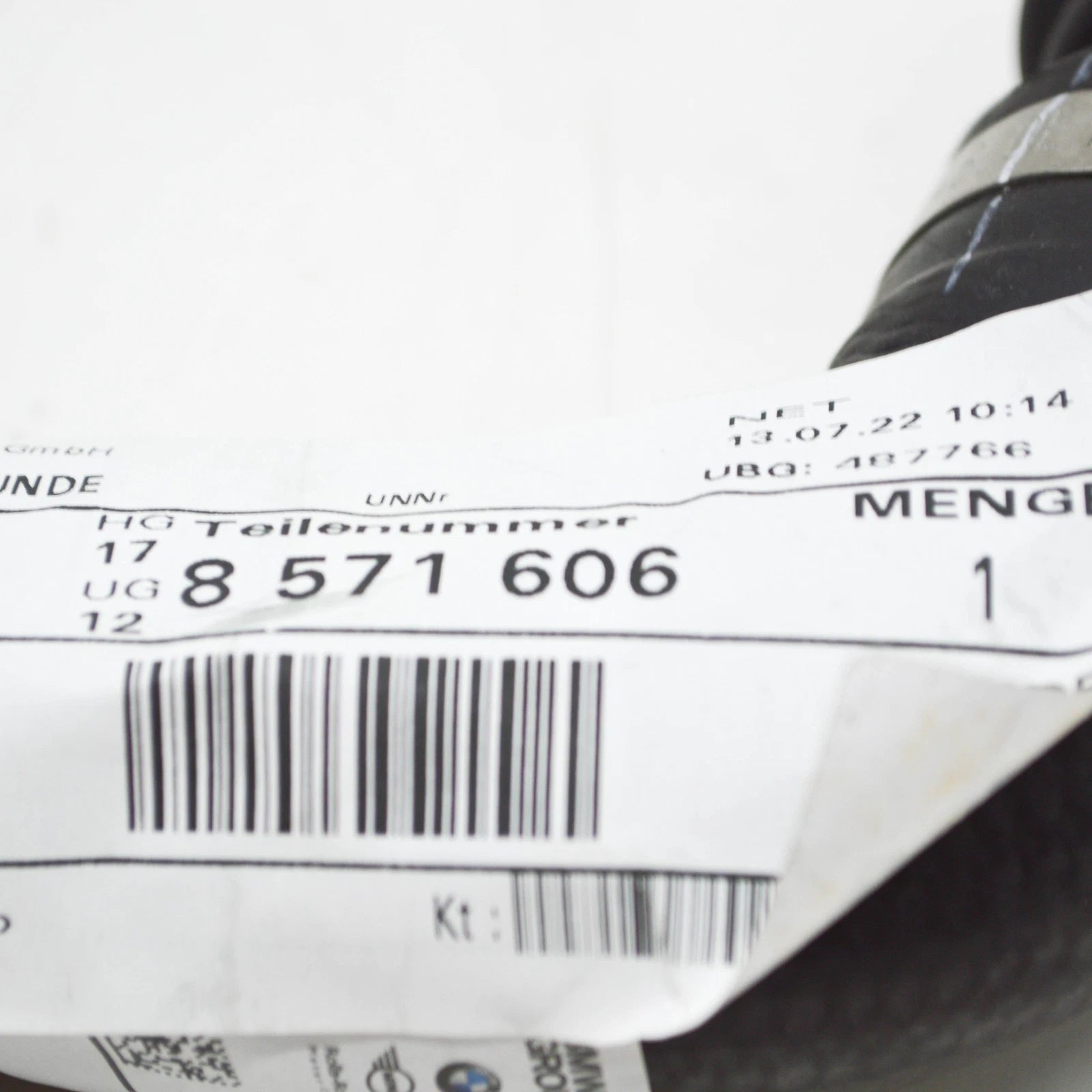 NEW BMW X3 F25 COOLANT HOSE 17128571606 8571606 ORIGINAL